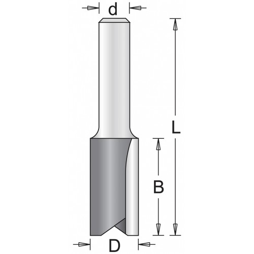 HiKOKI 754057 Drážkovacia fréza 8x25x63mm, 8mm