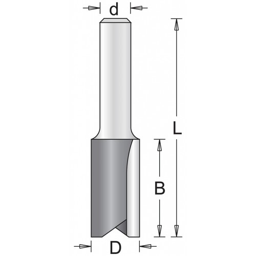 HiKOKI 754068 Drážkovacia fréza 16x25x57mm, 8 mm