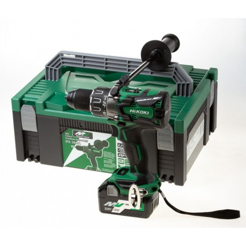 HiKOKI (Hitachi) DS36DAWRZ Aku vŕtací skrutkovač (2x2,5Ah/36V) Multi Volt (36V) HitBOX