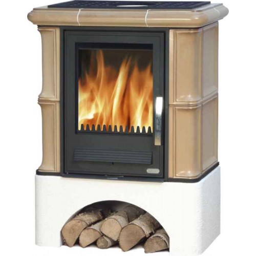 ABX Bavaria L 4,2 kW Kachľová pec na drevo s lit vložkou, výmenníkom, rovný sokel, picasso ABX Bavaria L 4,2 kW Kachľová pec na drevo s lit vložkou, výmenníkom, rovný sokel, picasso