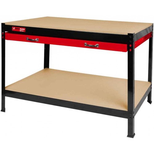 Holzmann Pracovný stôl so zásuvkou (100kg/1210x605mm) WT40 Holzmann Pracovný stôl so zásuvkou (100kg/1210x605mm) WT40