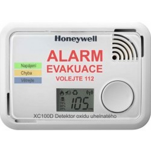 VÝPRODEJ Honeywell detektor oxidu uhelnatého s displejem, bateriový XC100D-CS POŠKOZENÝ OBAL!! VÝPRODEJ Honeywell detektor oxidu uhelnatého s displejem, bateriový XC100D-CS POŠKOZENÝ OBAL!!