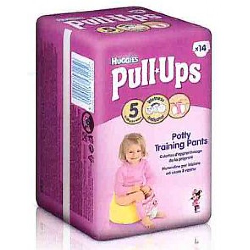 HUGGIES Pull Ups Large Detské plienky - Girls (14 ks) 11-18 kg 147838 HUGGIES Pull Ups Large Detské plienky - Girls (14 ks) 11-18 kg 147838