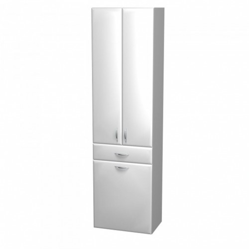 INTEDOOR KLASIK vysoká skrinka 50x180 cm biela SV 50 KZ 01