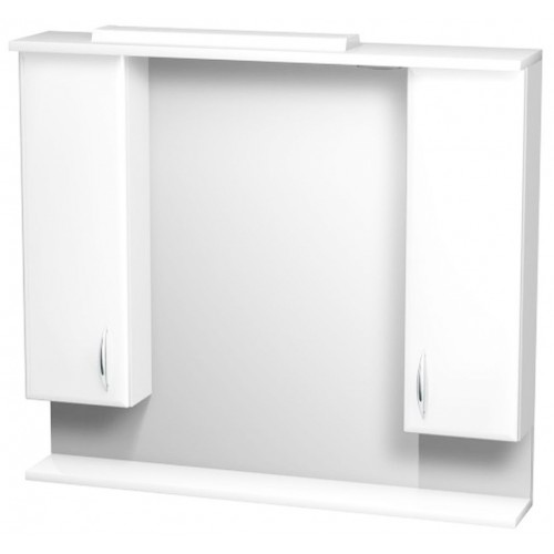 INTEDOOR KLASIK zrkadlová stena 90x80 cm s osvetlením orech ZS 90 34