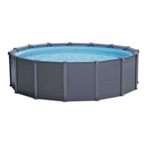 INTEX GRAPHITE GRAY PANEL POOL 4,78 x 1,24 m, 26382GN INTEX GRAPHITE GRAY PANEL POOL 4,78 x 1,24 m, 26382GN