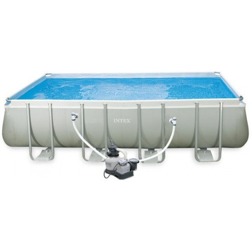 INTEX Bazén Frame Pool Set Ultra Quadra 549 x 274 x 132 cm, filtrácia a schodíky 128352GS INTEX Bazén Frame Pool Set Ultra Quadra 549 x 274 x 132 cm, filtrácia a schodíky 128352GS