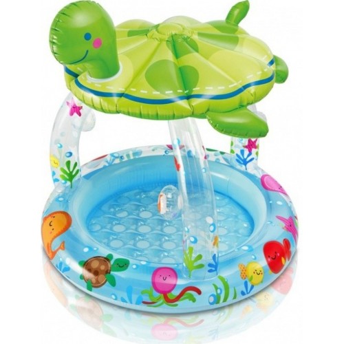 INTEX Bazén so slnečnou strieškou v tvare korytnačky 102 x 107 cm 57119 INTEX Bazén so slnečnou strieškou v tvare korytnačky 102 x 107 cm 57119