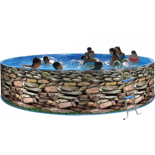 STEINBACH Kamenná dekorácia New Splasher pre bazény 3,5 x 0,9 m 011007