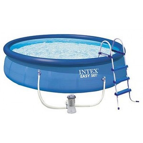 INTEX Easy Set Pools 457 x 107 cm s kartušovou filtráciou a schodíkmi 28166
