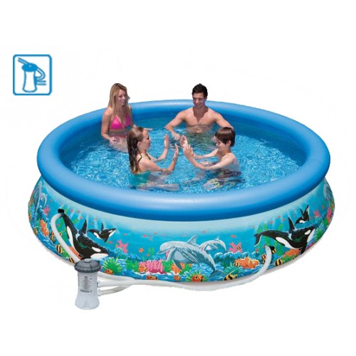 INTEX Bazén Easy Set Pools® 366 x 76 cm Ocean Reef, 28136GN