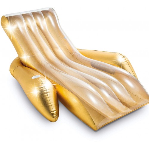 INTEX Shimmering Gold Lounge Nafukovacie lehátko 56803EU