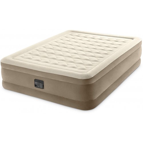 INTEX QUEEN ULTRA PLUSH AirBed WITH FIBER-TECH BIP 152x203x46 cm 64428NP