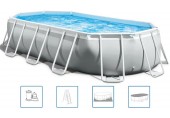 INTEX PRISM FRAME OVAL PREMIUM POOLS Bazénový Set 503 x 274 x 122 cm 26796GN