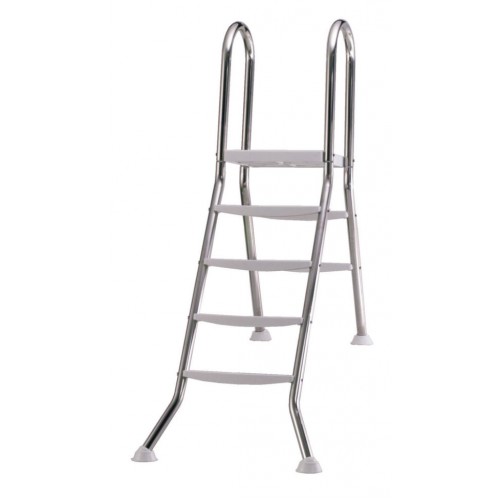 INTEX Rebrík montovaného bazénu ušľachtilá oceľ, 4 + 2 schody 018001 INTEX Rebrík montovaného bazénu ušľachtilá oceľ, 4 + 2 schody 018001