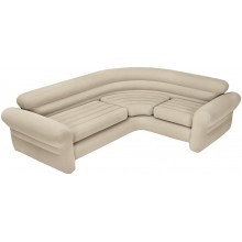 INTEX CORNER SOFA Nafukovacia rohová sedačka 257 x 203 x 76 cm, béžová 68575