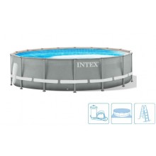 INTEX PRISM FRAME POOLS SET Bazén 457 x 107 cm s kartušovou filtráciou 26724