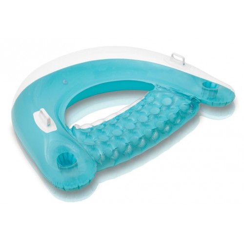 INTEX Sit 'n Float Nafukovacie sedadlo s madlami, modré 58859EU