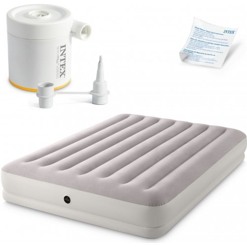INTEX Nafukovacia posteľ PRESTIGE MID-RISE QUEEN 203x152x30 cm 64179