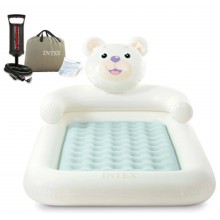 INTEX Nafukovacia cestovná posteľ pre deti - Medveď 66814NP