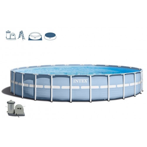 INTEX PRISM FRAME POOL SET Bazén 549 x 122 cm s kartušovou filtráciou, 28752NP INTEX PRISM FRAME POOL SET Bazén 549 x 122 cm s kartušovou filtráciou, 28752NP