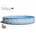 INTEX PRISM FRAME POOL SET Bazén 549 x 122 cm s kartušovou filtráciou, 28752NP
