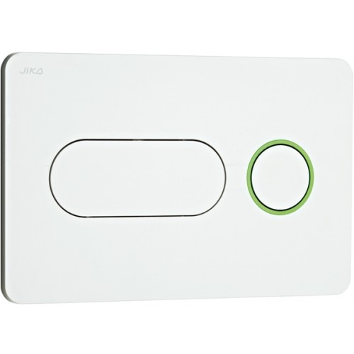 Jika PL8 tlačidlo Dual Flush, biela farba zelený prúžok H8936460000001