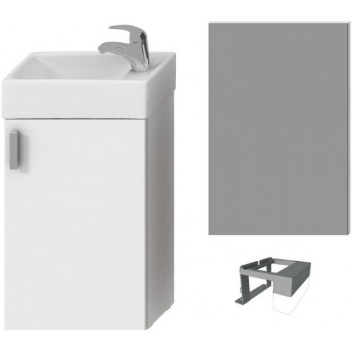 Jika PETIT Sada s umývadlom 40 cm, zrkadlo, osvetlenie, biela H4535141753001