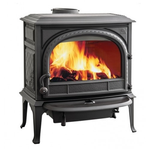 Jotul F 400 CB krbové kachle, čierny lak, dvierka bez ozdobných priečok 351275 Jotul F 400 CB krbové kachle, čierny lak, dvierka bez ozdobných priečok 351275