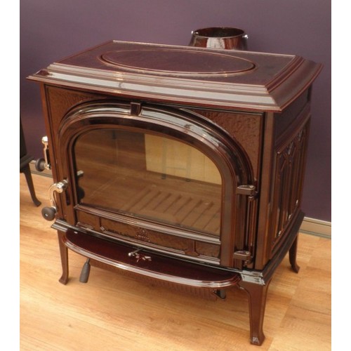 Jotul F 500 SE krbové kachle, hnedá majolika, dvierka bez ozdobných priečok 30049977 Jotul F 500 SE krbové kachle, hnedá majolika, dvierka bez ozdobných priečok 30049977