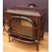 Jotul F 500 SE krbové kachle, hnedá majolika, dvierka bez ozdobných priečok 30049977