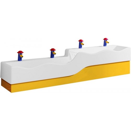 KERAMAG 4Bambini bočný nízky kryt.bar., Ľavý-žltá 430020304