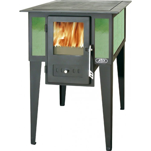 ABX Kabourek, Kuchynský sporák na uhlie a drevo, hnedá