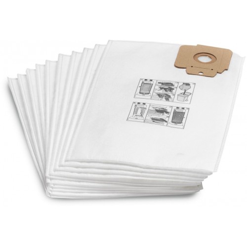 Kärcher Filtračné vrecká pre CV 30/1, CV 38/1, CV 38/2, CV 48/2 (10 ks) 6.904-305.0 Kärcher Filtračné vrecká pre CV 30/1, CV 38/1, CV 38/2, CV 48/2 (10 ks) 6.904-305.0