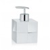 KELA Dávkovač mydla DOBLEZ poly, biela 8x8x13cm KL-22797