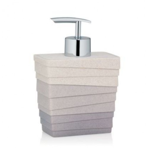 KELA Dávkovač mydla Valur poly, šedá 10x6x15cm KL-22803 KELA Dávkovač mydla Valur poly, šedá 10x6x15cm KL-22803