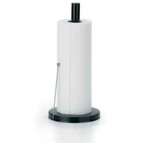KELA Držiak na papierové utierky ROLLO, čierny, kovový KL-11486