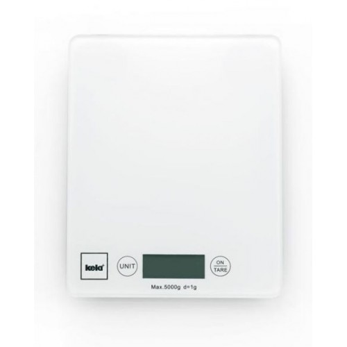 KELA Váha kuchynská digitálne 5 kg PINTA biela KL-15740
