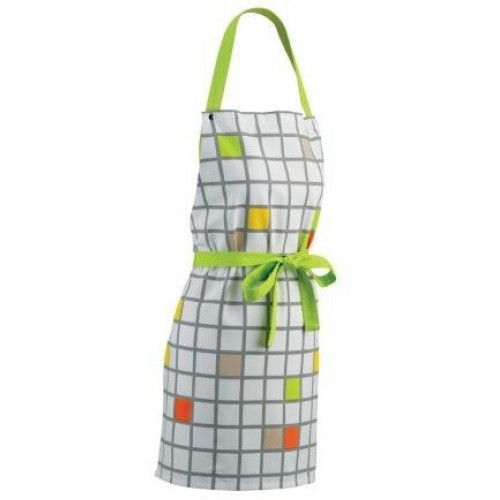 KELA Zástera Madlen 74x67 cm biela so vzorom KL-11322