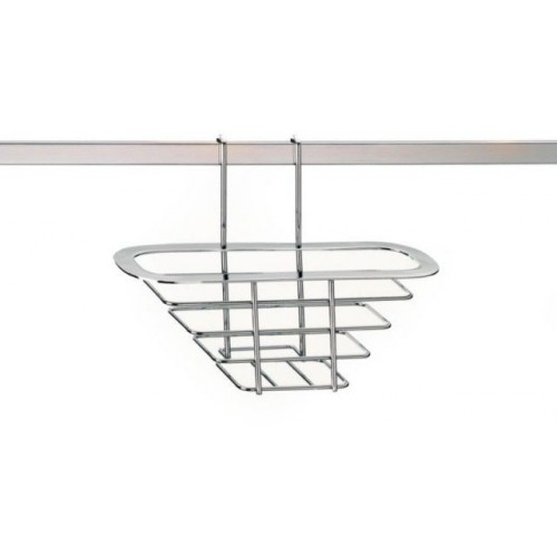 KELA Závesný kôš na papierové filtre PRISMA chróm 23x8x15,5 cm KL-19632