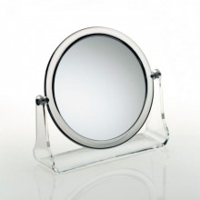 KELA Kozmetické zrkadlo LIA, akryl, 5x zväčšujúce KL-20738