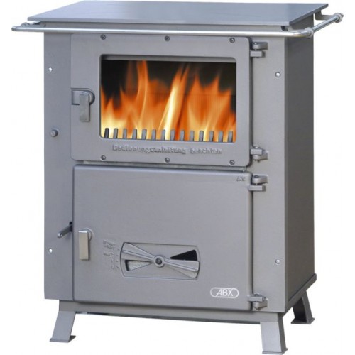 ABX Kelt, krbové kachle na drevo a uhlie, šedý plech