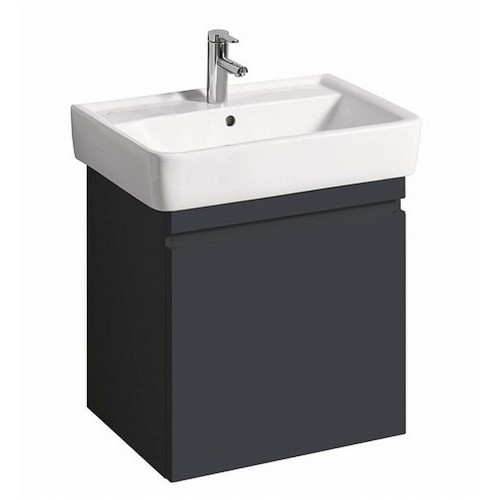 KERAMAG Ren.Nr.1Pl. skř.k um.58x59x44, výsuv, lávovo čierna matná 869651000