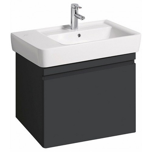 KERAMAG Ren.Nr.1Pl. skř.k um.68x59x44, výsuv, lávovo čierna matná 869751000