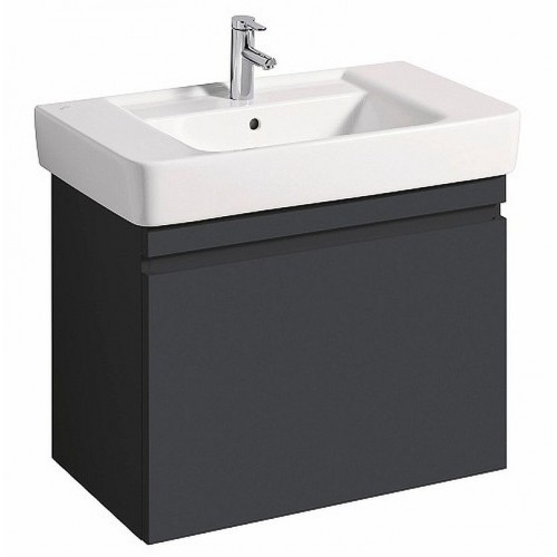 KERAMAG Ren.Nr.1Pl. skř.k um.78x59x44, výsuv, lávovo čierna matná 869851000