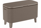 KETER BEVY BAR Multifunkčný stolík ratan, 83,5 x 40 x 50-74 cm, cappuccino 17209510