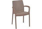 KETER BALI MONO Záhradná stolička, 55 x 60 x 83 cm, cappuccino 17190206