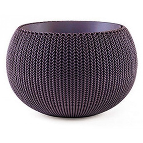 KETER COZIES S kvetináč 28 x 28 x 18cm, tmavo fialová 17205457