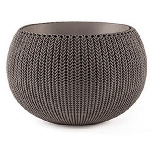 KETER COZIES S kvetináč 28 x 28 x 18cm, hnedá 17205457