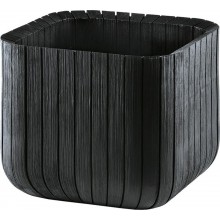 KETER CUBE PLANTER M Kvetináč, 30 x 30 x 30 cm, antracit 17202066